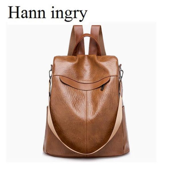 backpack hann ingry durable multi function anti-theft quality leather women casual large capacity travel shoulder bag h166d
backpack hann ingry durable multi function anti-theft quality leather women casual large capacity travel shoulder bag h166d