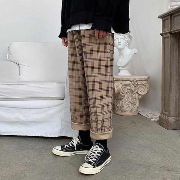 men's pants 2021 spring summer streetwear harajuku jogging korean style man wide leg trousers casual plaid man's sweatpants male, Black
men's pants 2021 spring summer streetwear harajuku jogging korean style man wide leg trousers casual plaid man's sweatpants male, Black