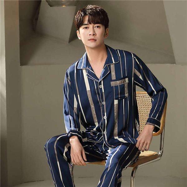 thin spring ice page pajamas men's summer male print sleep + elastic waist broek loose soft night clothes, Black;brown
thin spring ice page pajamas men's summer male print sleep + elastic waist broek loose soft night clothes, Black;brown