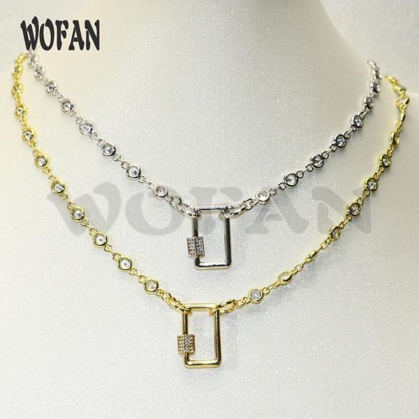 pendant necklaces rectangle lock necklace zircon jewelry accessories chain fashion for women 50632, Silver
pendant necklaces rectangle lock necklace zircon jewelry accessories chain fashion for women 50632, Silver