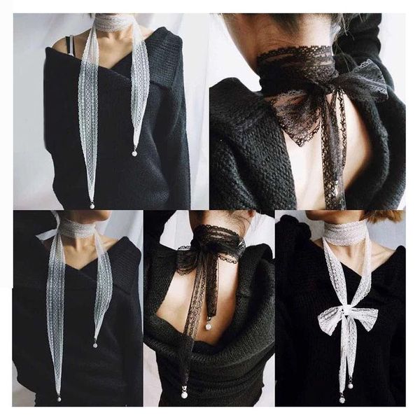 scarves 5x180cm neckerchiefs for women solid lace tassels hair bandage fashionable women's party scarf small long belt tie scarfs, Blue;gray
scarves 5x180cm neckerchiefs for women solid lace tassels hair bandage fashionable women's party scarf small long belt tie scarfs, Blue;gray