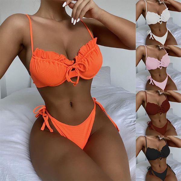 women's swimwear micro bikini 2021 women swimsuit bandage low waist set female biquini brazilian push up bathing suit bather, White;black
women's swimwear micro bikini 2021 women swimsuit bandage low waist set female biquini brazilian push up bathing suit bather, White;black