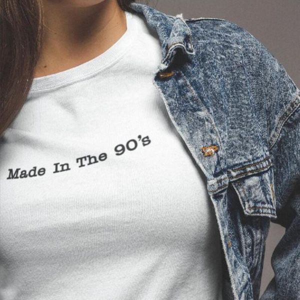 women's t-shirt made in the 90's t shirt hipster streetwear slogan womens clothiing 2021 summer black white print
women's t-shirt made in the 90's t shirt hipster streetwear slogan womens clothiing 2021 summer black white print
