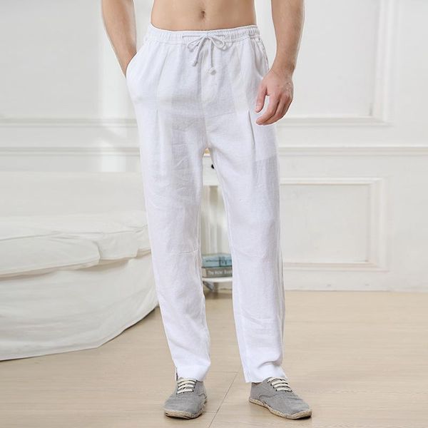 men's pants linen chinese style embroidered stroll qingyun casual loose thin, Black
men's pants linen chinese style embroidered stroll qingyun casual loose thin, Black