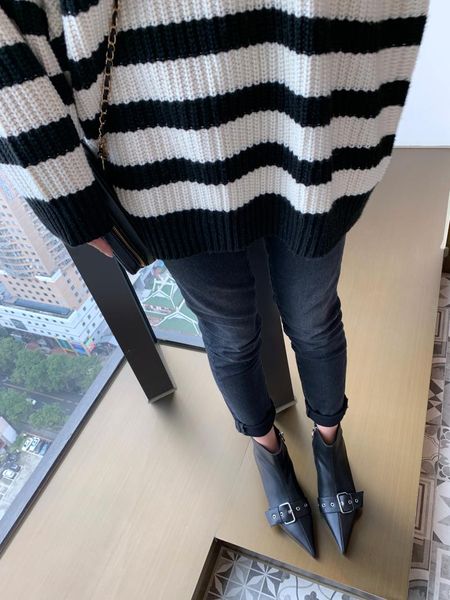 boots 2021 spring and autumn trendy youth korean mid-heel women's handmade custom first layer cowhide, Black
boots 2021 spring and autumn trendy youth korean mid-heel women's handmade custom first layer cowhide, Black