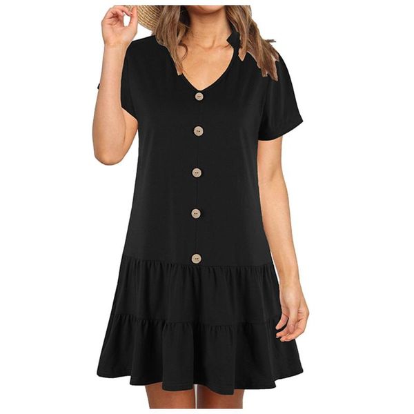 maternity dresses vintage dress women casual solid color short sleeve v-neck button frill vestidos mujer verano 2021 robe femme#35, White
maternity dresses vintage dress women casual solid color short sleeve v-neck button frill vestidos mujer verano 2021 robe femme#35, White