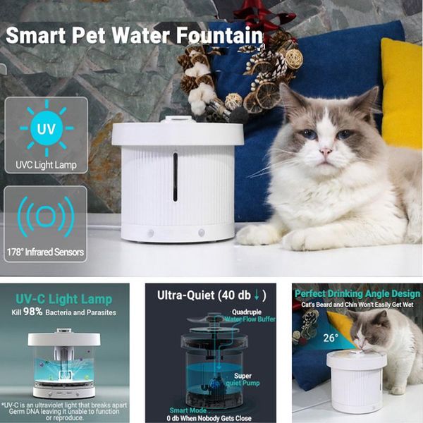 pet automatic water fountain dispenser circulating living dog supplies sterilization non-leakage drinking cat bowls & feeders
pet automatic water fountain dispenser circulating living dog supplies sterilization non-leakage drinking cat bowls & feeders
