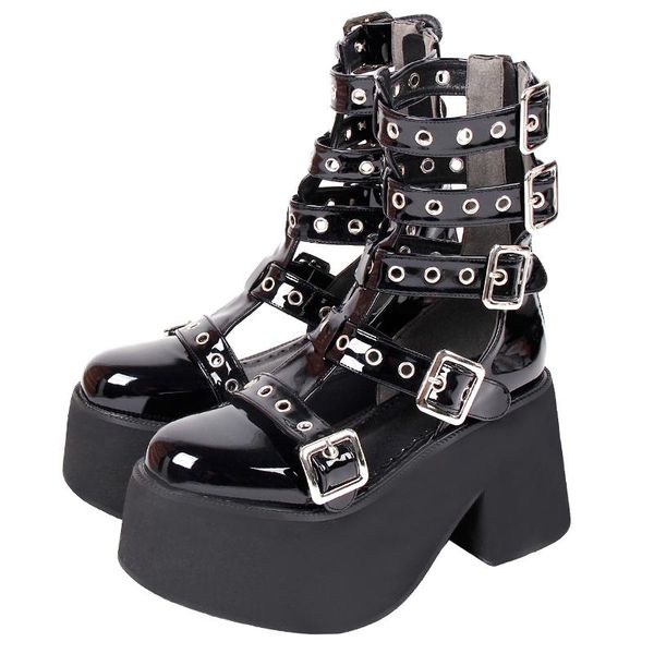 sandals angelic imprint woman lolita cosplay punk shoes lady high heels pumps girl princess summer dress trifle 6029 10cm pl, Black
sandals angelic imprint woman lolita cosplay punk shoes lady high heels pumps girl princess summer dress trifle 6029 10cm pl, Black