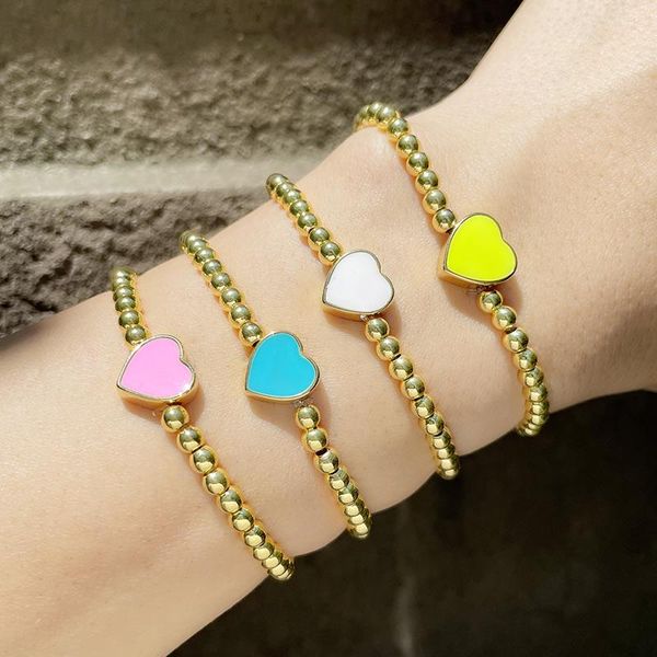 charm bracelets flola gold bead chain small heart for women enamel bracelet colorful cute girls jewelry gift brtd35, Golden;silver
charm bracelets flola gold bead chain small heart for women enamel bracelet colorful cute girls jewelry gift brtd35, Golden;silver