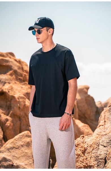 ice silk cotton 3d embossed letters japanese loose five-point sleeve short-sleeved t-shirt men's t-shirts, White;black
ice silk cotton 3d embossed letters japanese loose five-point sleeve short-sleeved t-shirt men's t-shirts, White;black