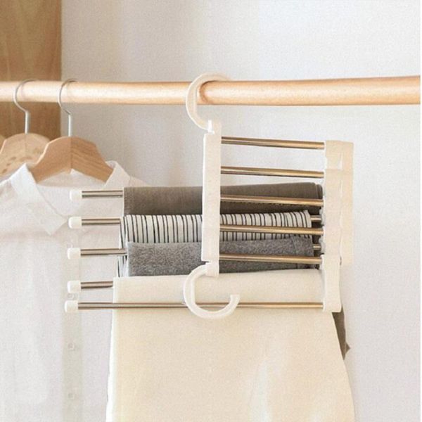 hangers & racks multi-functional 5 in 1 stainless steel pants rack retractable extendable foldable hanger scarf shelf
hangers & racks multi-functional 5 in 1 stainless steel pants rack retractable extendable foldable hanger scarf shelf