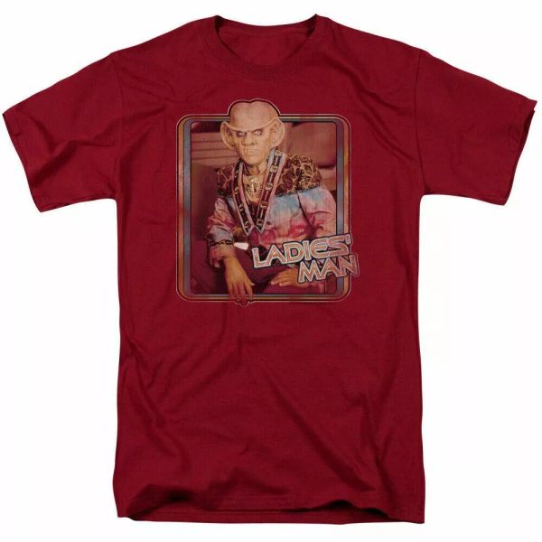 star trek deep space nine ladies man t shirt licensed sci-fi tv tee new cardinal, White;black
star trek deep space nine ladies man t shirt licensed sci-fi tv tee new cardinal, White;black