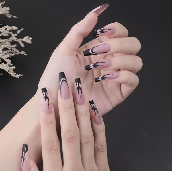 false nails factory outlet super long coffin girl ballet finished nail art watercolor polishing mirror surface fake, Red;gold 
false nails factory outlet super long coffin girl ballet finished nail art watercolor polishing mirror surface fake, Red;gold