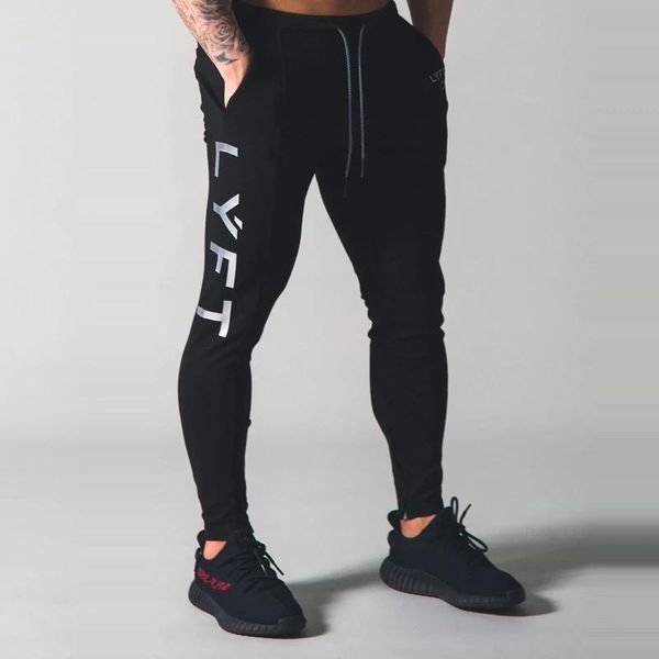 men's pants men's jogging sports gyms bodybuilding training cotton fashion casual trousers, Black
men's pants men's jogging sports gyms bodybuilding training cotton fashion casual trousers, Black