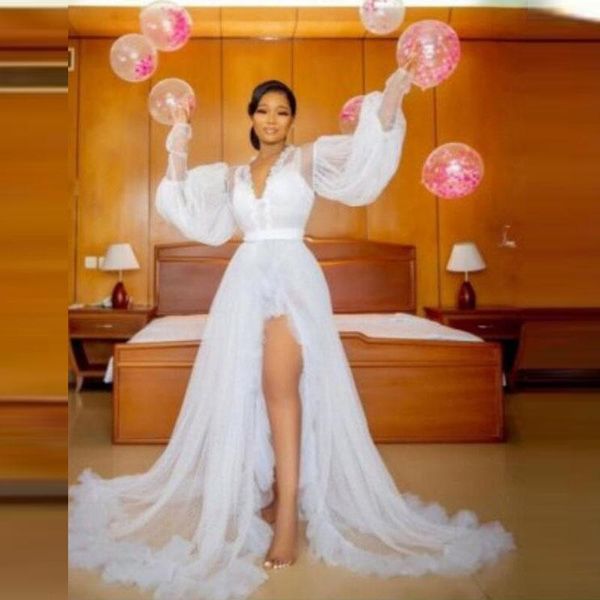 casual dresses side split tulle puffy sleeves women robes formal bridal maternity robe for po shoot only sell, Black;gray
casual dresses side split tulle puffy sleeves women robes formal bridal maternity robe for po shoot only sell, Black;gray