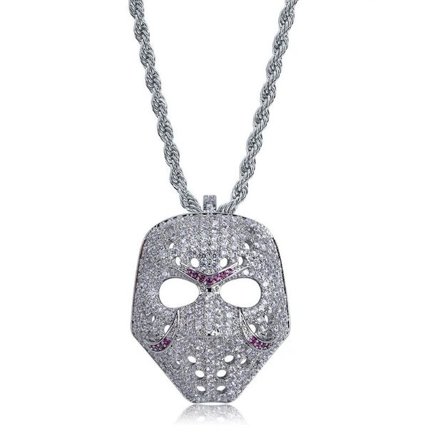pendant necklaces jason mask pendent necklace iced out cz gold silver color halloween horror jewelry for men women with stainless chain
pendant necklaces jason mask pendent necklace iced out cz gold silver color halloween horror jewelry for men women with stainless chain