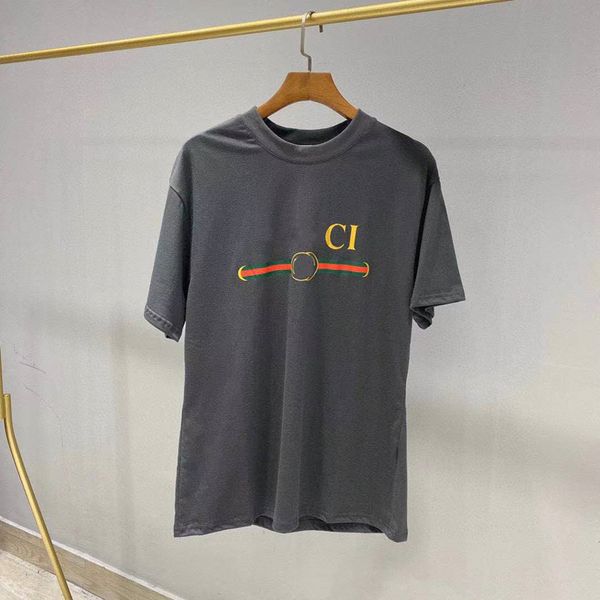 age 21s spring and reducing summer new simple grey belt printed round neck lovers fashion short sleeve t-shirt, Gray
age 21s spring and reducing summer new simple grey belt printed round neck lovers fashion short sleeve t-shirt, Gray