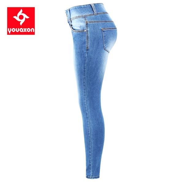 2221 youaxon arrived eu size 5 pockets skinny jeans woman plus size stretchy denim pants trousers for women jean, Blue
2221 youaxon arrived eu size 5 pockets skinny jeans woman plus size stretchy denim pants trousers for women jean, Blue