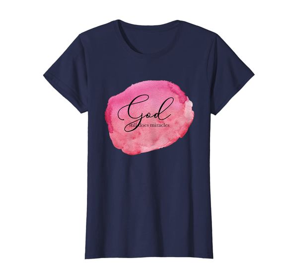 womens women's miracles do happen god is greater than tshirt, White;black
womens women's miracles do happen god is greater than tshirt, White;black