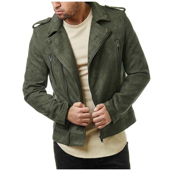 men's jackets autumn and winter big lapel leather jacket short inclined zipper suede fashion, Black;brown
men's jackets autumn and winter big lapel leather jacket short inclined zipper suede fashion, Black;brown