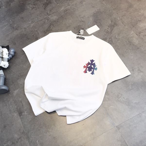 luxury design summer short sleeve cro tapered leaf cross fashion round neck slim fitting couple t-shirt, White
luxury design summer short sleeve cro tapered leaf cross fashion round neck slim fitting couple t-shirt, White