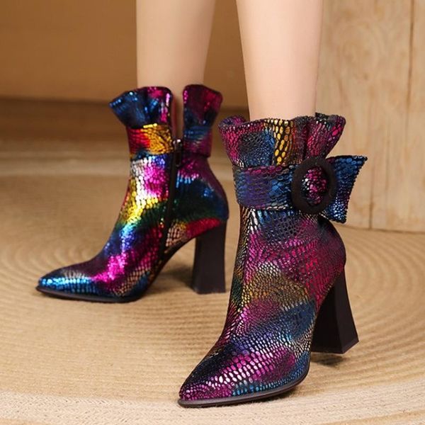 boots dazzling colorful modern high heel for ladies 2021 winter pointy toe ankle short booty soft shoes big size 43, Black
boots dazzling colorful modern high heel for ladies 2021 winter pointy toe ankle short booty soft shoes big size 43, Black