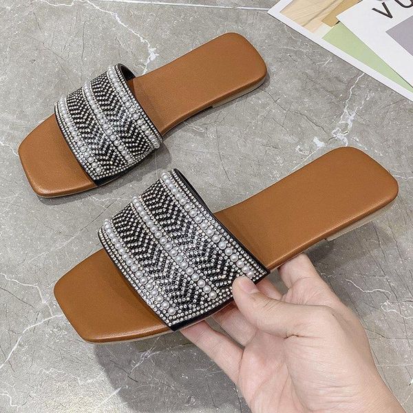 slippers plus size 42--43 black womens summer comfortable concise pearl woman's trendy leisure rhinestone peep toe slipper
slippers plus size 42--43 black womens summer comfortable concise pearl woman's trendy leisure rhinestone peep toe slipper