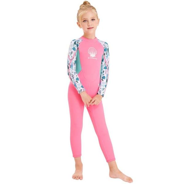 2.5mm neoprene kids wetsuit long sleeve one-piece diving suit for girls back zipper surfing snorkelling scuba pink blue swim wear
2.5mm neoprene kids wetsuit long sleeve one-piece diving suit for girls back zipper surfing snorkelling scuba pink blue swim wear