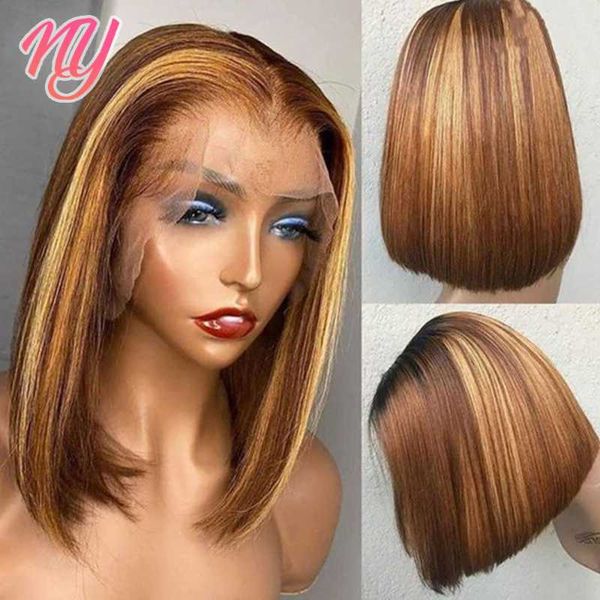 lace wigs highlight bob wig straight front human hair short ombre middle part brazilian remy, Black;brown
lace wigs highlight bob wig straight front human hair short ombre middle part brazilian remy, Black;brown