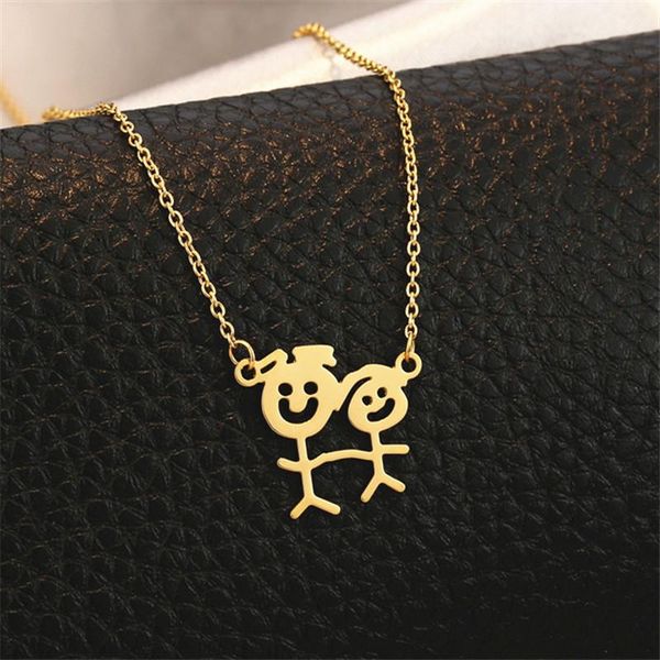 pendant necklaces europe and the united states boys girls cartoon necklace sims stainless steel, Silver
pendant necklaces europe and the united states boys girls cartoon necklace sims stainless steel, Silver