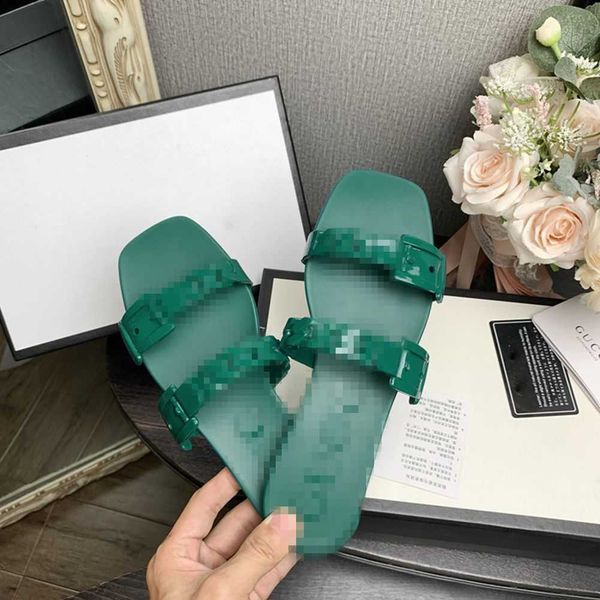 good quality luxury belt designer flat slippers lady beach shoes candy color jelly platform slides ladies sandals patent leather slipper-es, Black
good quality luxury belt designer flat slippers lady beach shoes candy color jelly platform slides ladies sandals patent leather slipper-es, Black
