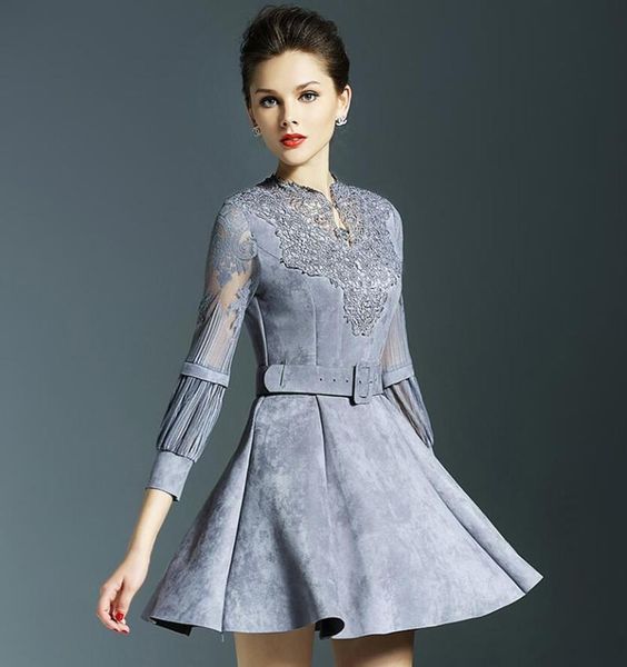 casual dresses winter 2021 fashion women dress suede long sleeve lace slim bodycon tunic plus size clothing, Black;gray
casual dresses winter 2021 fashion women dress suede long sleeve lace slim bodycon tunic plus size clothing, Black;gray