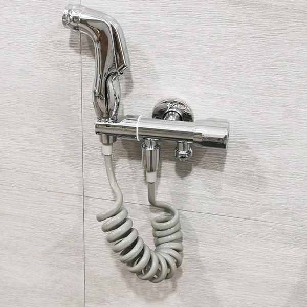 smart home control stainless steel handheld spray gun toilet pressurized flusher strong flushing 1.5m tube high pressure faucet
smart home control stainless steel handheld spray gun toilet pressurized flusher strong flushing 1.5m tube high pressure faucet