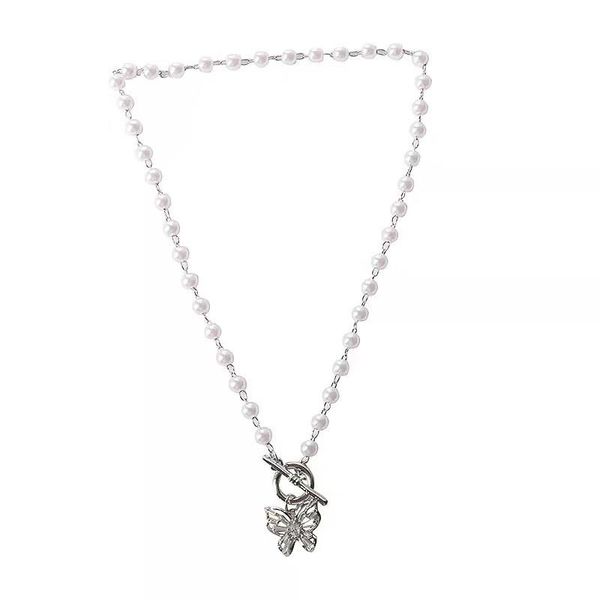 japanese and korean-style vintage butterfly pearl necklace high-grade crystal mesh red clavicle pendant necklaces, Silver
japanese and korean-style vintage butterfly pearl necklace high-grade crystal mesh red clavicle pendant necklaces, Silver
