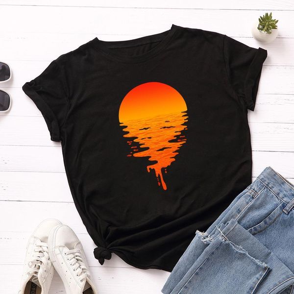 100% cotton plus size women t shirt s 5xl print harajuku summer sunset tees casual holiday tshirts ins ladies, White
100% cotton plus size women t shirt s 5xl print harajuku summer sunset tees casual holiday tshirts ins ladies, White