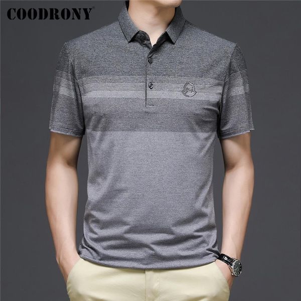 brand spring summer mens polo business casual short sleeve shirt men fashion striped cool clothing c5184s, White;black
brand spring summer mens polo business casual short sleeve shirt men fashion striped cool clothing c5184s, White;black