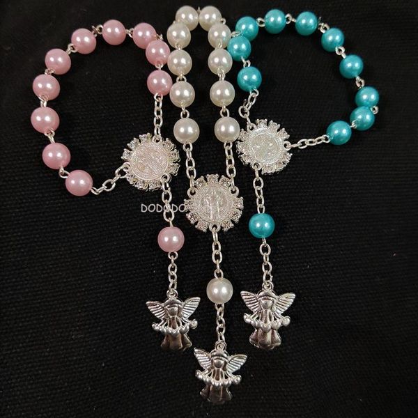12pcs baby shower gifts baptism rosary bracelets christening party favors first communion for boys and girls favor
12pcs baby shower gifts baptism rosary bracelets christening party favors first communion for boys and girls favor