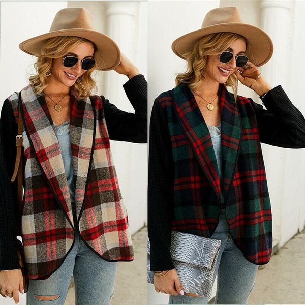 women's jackets women autumn winter coat jacket long sleeve plaid scarf collar loose casual warm caot outwear, Black;brown
women's jackets women autumn winter coat jacket long sleeve plaid scarf collar loose casual warm caot outwear, Black;brown