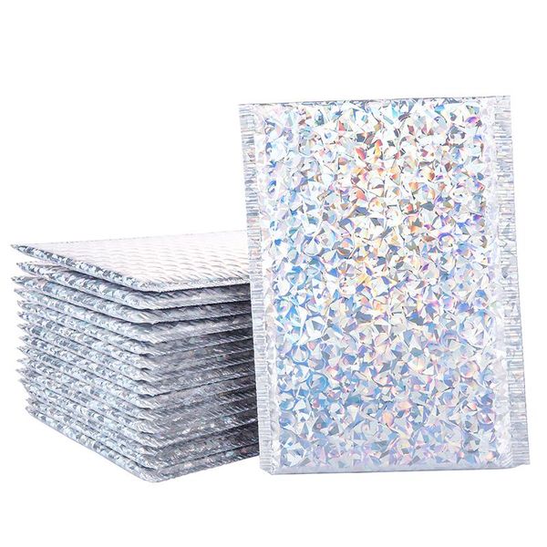 storage bags 10pcs laser bubble envelopes bag colorful foil with shockproof packaging for business express mailbag
storage bags 10pcs laser bubble envelopes bag colorful foil with shockproof packaging for business express mailbag