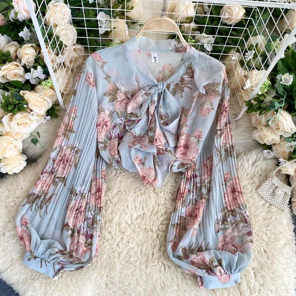 women's blouses & shirts singreiny women korean floral blouse sweet bow collar lantern sleeve chiffon summer bohemian casual loose vac, White
women's blouses & shirts singreiny women korean floral blouse sweet bow collar lantern sleeve chiffon summer bohemian casual loose vac, White