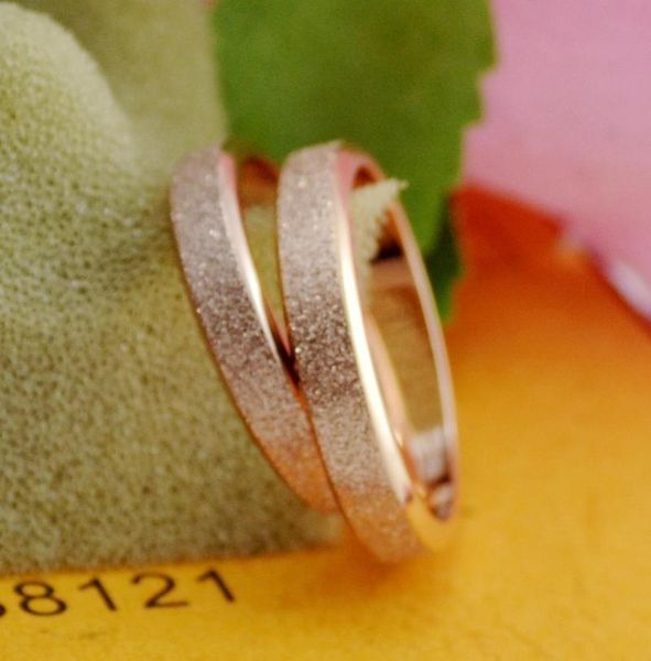 wedding rings vintage 4mm frosted titanium steel ring silver/rose gold engagement jewelry for women, Slivery;golden
wedding rings vintage 4mm frosted titanium steel ring silver/rose gold engagement jewelry for women, Slivery;golden