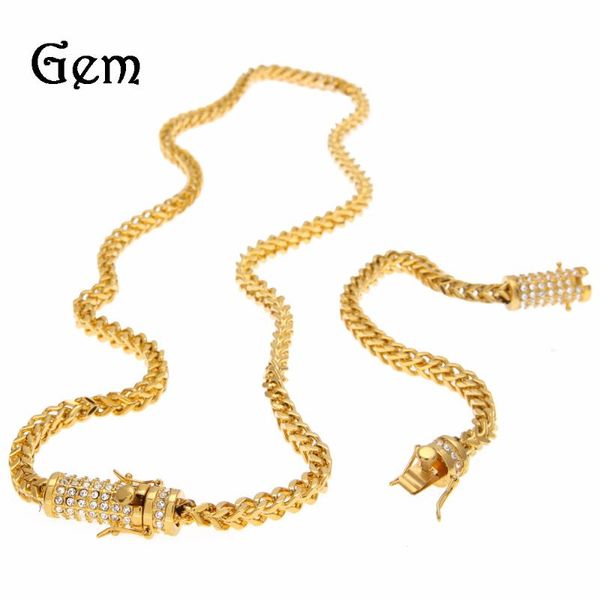 pendant necklaces hip hop stainless steel exquisite casting buckle necklace bracelet set, Silver
pendant necklaces hip hop stainless steel exquisite casting buckle necklace bracelet set, Silver