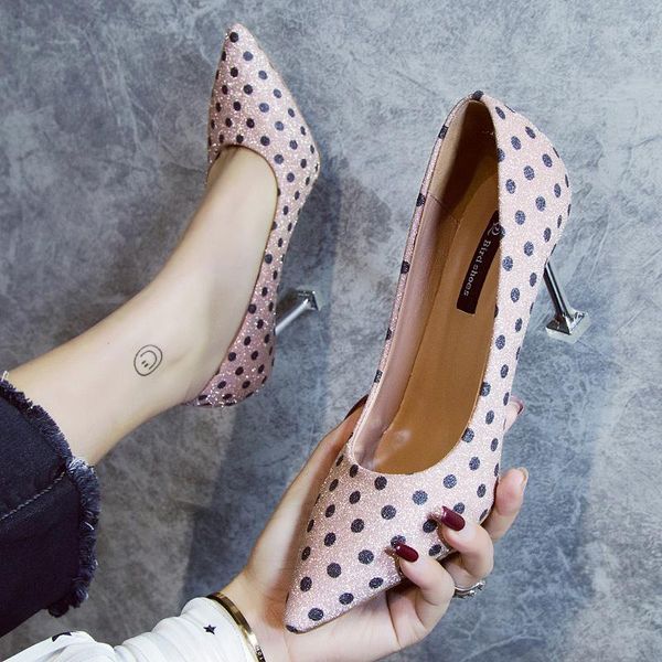 dress shoes fashion women pumps classic sequined shallow high heels pointed wedding party w32-40, Black
dress shoes fashion women pumps classic sequined shallow high heels pointed wedding party w32-40, Black