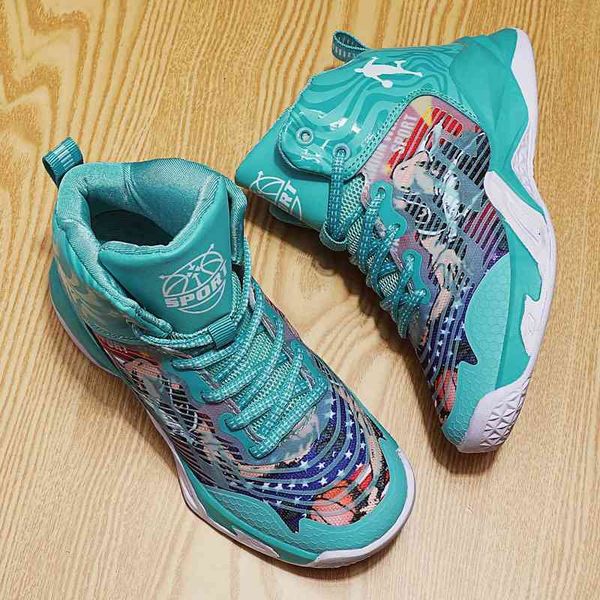 wind trend fashion middle school mesh high children's basketball shoes front lace up space leather sneakers, Black
wind trend fashion middle school mesh high children's basketball shoes front lace up space leather sneakers, Black