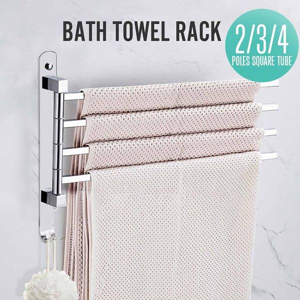 towel racks 2-4 poles bath rack square tube stainless steel holder shower shelf wall-mounted home 180° rotation paper hold
towel racks 2-4 poles bath rack square tube stainless steel holder shower shelf wall-mounted home 180° rotation paper hold