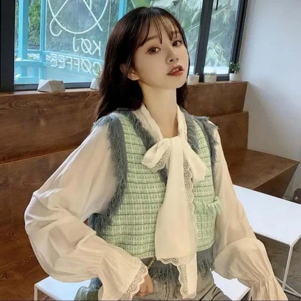 women's vests knit sweater vest women 2021 autumn korean style vintage plaid tassel pocket v neck sleeveless pullover short waistcoat t, Black;white
women's vests knit sweater vest women 2021 autumn korean style vintage plaid tassel pocket v neck sleeveless pullover short waistcoat t, Black;white