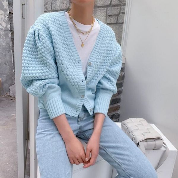 autumn winter warm sweater ol solid single-breasted knitwear long sleeve loose knitted sweaters cardigan 210421, White;black
autumn winter warm sweater ol solid single-breasted knitwear long sleeve loose knitted sweaters cardigan 210421, White;black