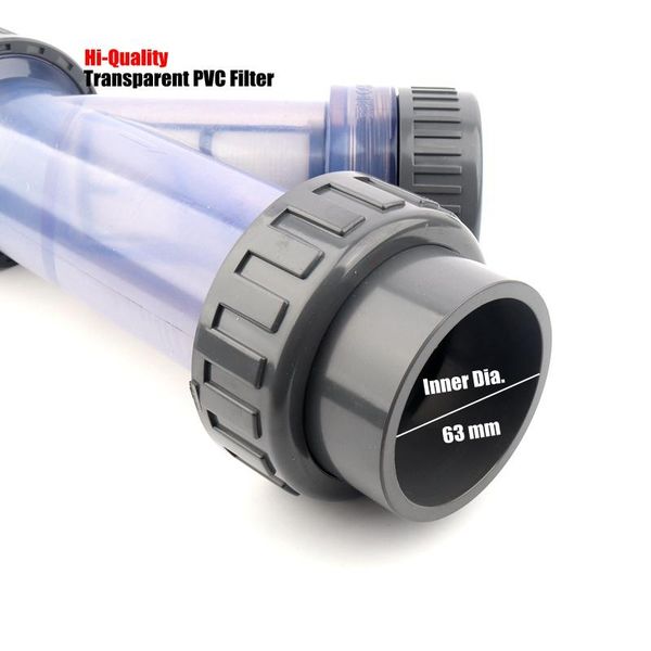 watering equipments 63mm y-type transparent filter irrigation system pump protection pipe fish tank aquarium visible pvc pipeline filters
watering equipments 63mm y-type transparent filter irrigation system pump protection pipe fish tank aquarium visible pvc pipeline filters