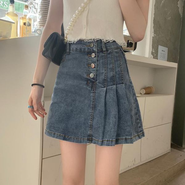 skirts girl style irregular denim skirt female 2021 summer slim high waist a-line pleated ins tide womenskirts, Black
skirts girl style irregular denim skirt female 2021 summer slim high waist a-line pleated ins tide womenskirts, Black