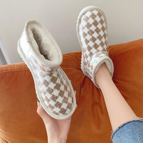 boots 2021 fashion snow women's furry short tube small fragrant thickened non-slip to keep warm, Black
boots 2021 fashion snow women's furry short tube small fragrant thickened non-slip to keep warm, Black